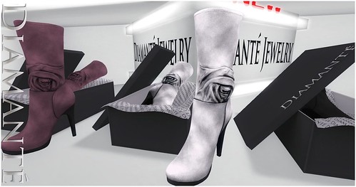 :Diamante: Romance Boots - Collection by Alliana Petunia