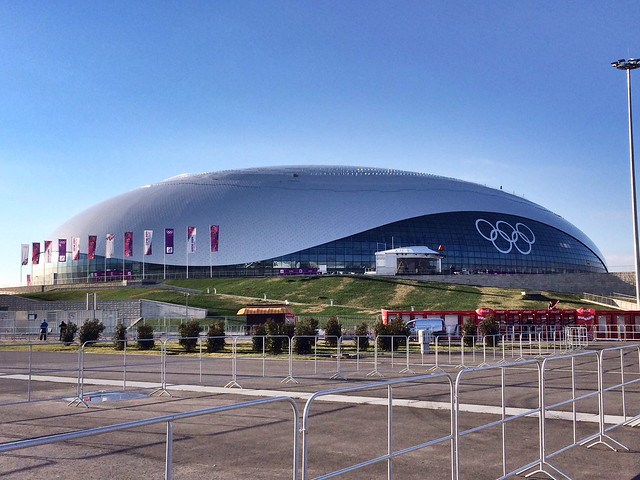 The "Bolshoy" Ice Dome, where a majority of the #Sochi2014 hockey games will be played