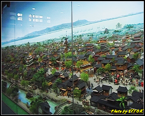 杭州 吳山天風景區 - 071 (城隍閣 內的南宋時期的杭州風情軟木立體畫))