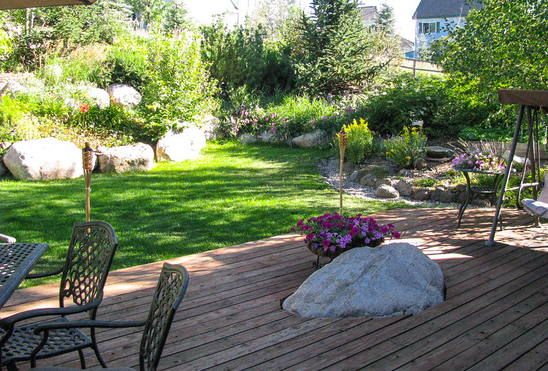 deck, outdoor living in Steamboat Springs, backyard, 410 Kelhi Court for sale