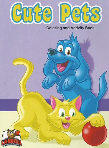 Landoll Publishing Company :: "Cute Pets" Coloring & Activity Book (( 2013 ))