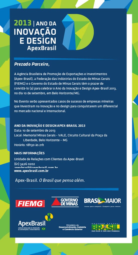 Ano da Inovação e Design APEX-Brasil