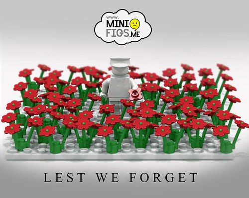 Lest We Forget (LEGO tribute for Remembrance Sunday)