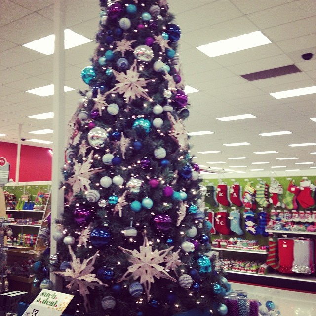 Love the color scheme of the @target tree this year. #target #christmas