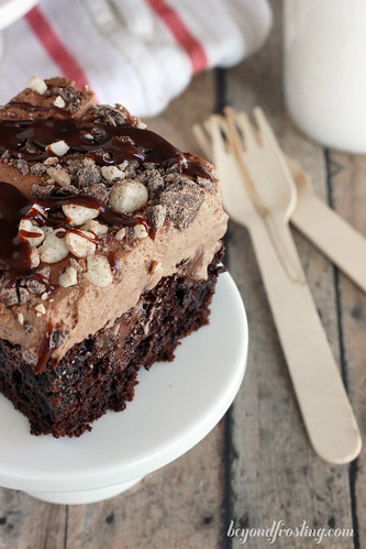 chocolate poke cake