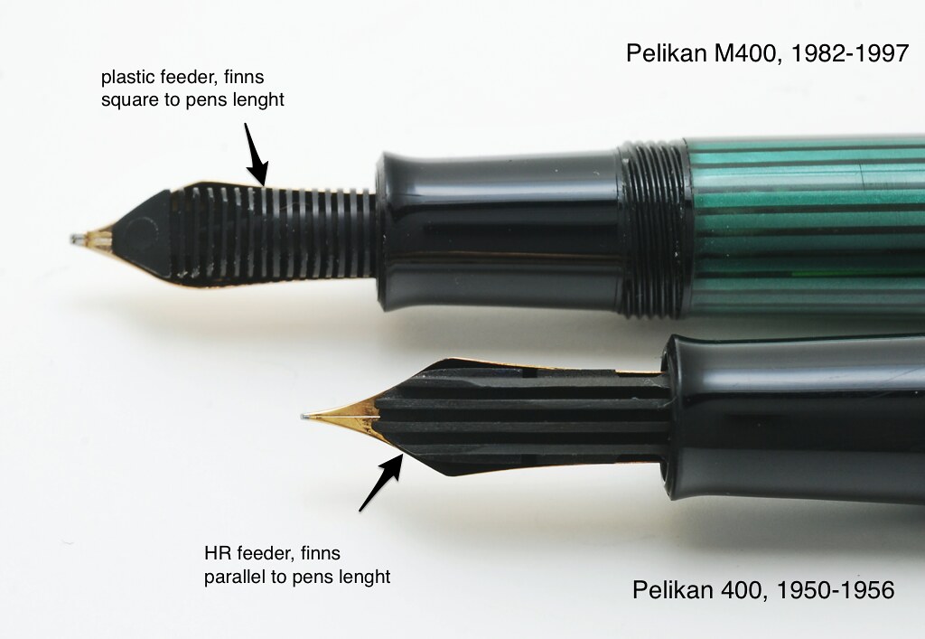 banaan geduldig Muildier Differences between Pelikan 400 from 1950's and Pelikan M400 from 1980's -  OTHER EUROPEAN and ASIAN PENS - Fountain Pen Board / FPnuts