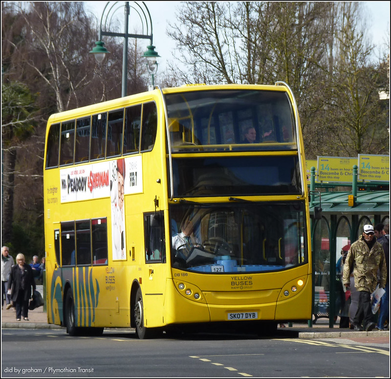 Yellow Buses DB186 SK07DYB