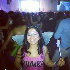 I had a costume malfunction so I ended up coming as a Zumba fairy..