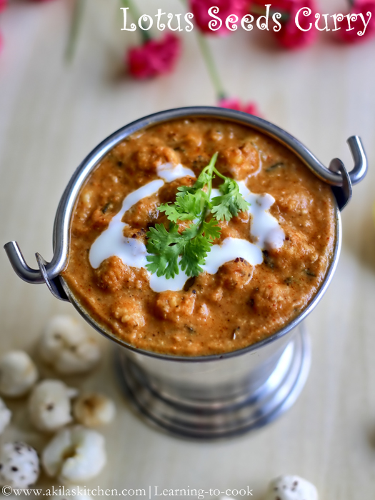 Phool makhana curry