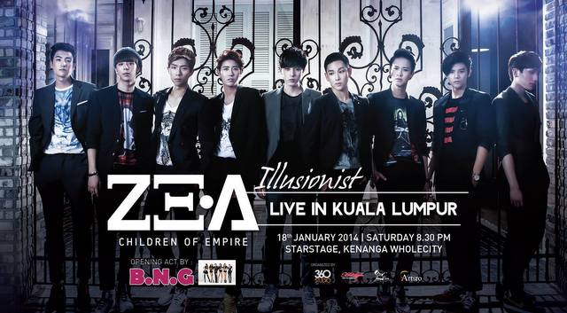 ZE:A Illusionist Concert LIVE in Malaysia 2014