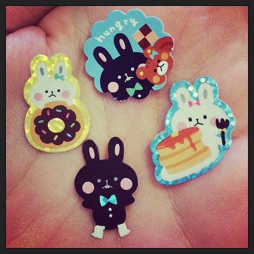 Sad hungry bunny stickers!