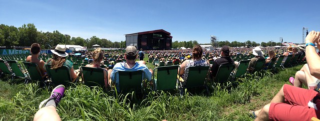Bonnaroo 2013 - Panoramic from What Stage VIP seating.