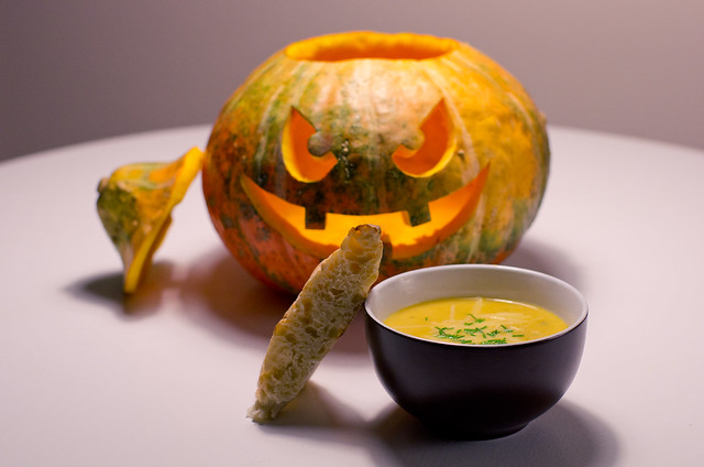 Juustu-kõrvitsasupp / Cheesy pumpkin soup