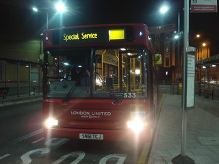 London United DPS588 on Route 533, Hammersmith