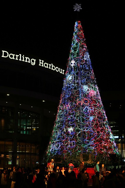Darling Harbour Christmas Tree - Sydney Christmas 2013