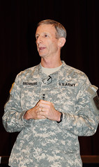Lt. Gen. Howard B. Bromberg visits