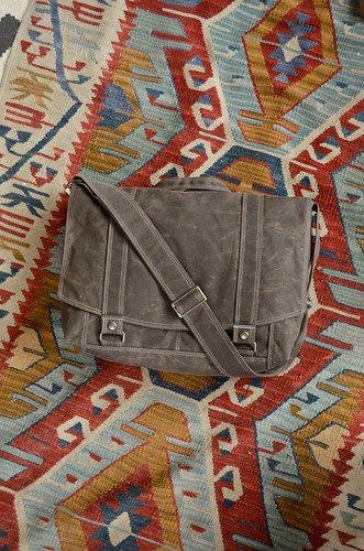 New (replacement) Moop Messenger Bag in waxed canvas
