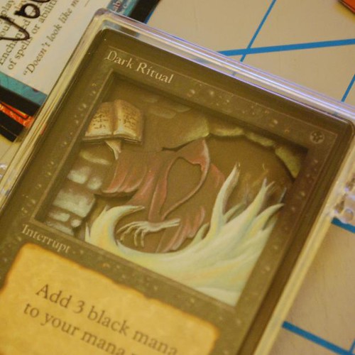 Dark Ritual Altered Art magic cards mtg altered card art 3D Magic cards magic the gathering 3d cards