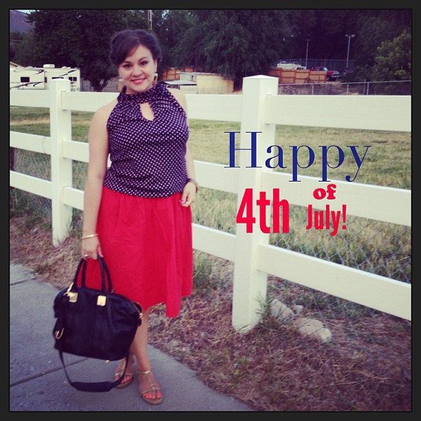 Hope you day was filled with good food and better company! #4thofjuly #independenceday #redwhiteandblue #ootd #wiw #whatiwore #outfit #stylediaries #igstyle #me