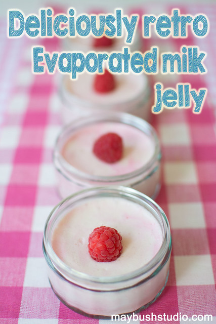 Evaporated milk jelly