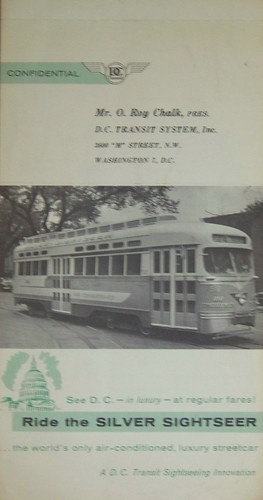 DC Transit Silver Sightseer brochure, cover