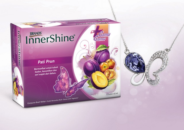 Redeem A Limited Edition Necklace with Every RM100 onwards Purchase of InnerShine Prune Essence plus Camu Camu