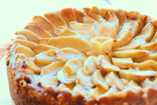 Awesome Blossom Caramel Apple Cheesecake