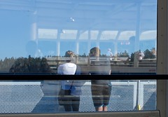 Reflections on a BC Ferry.