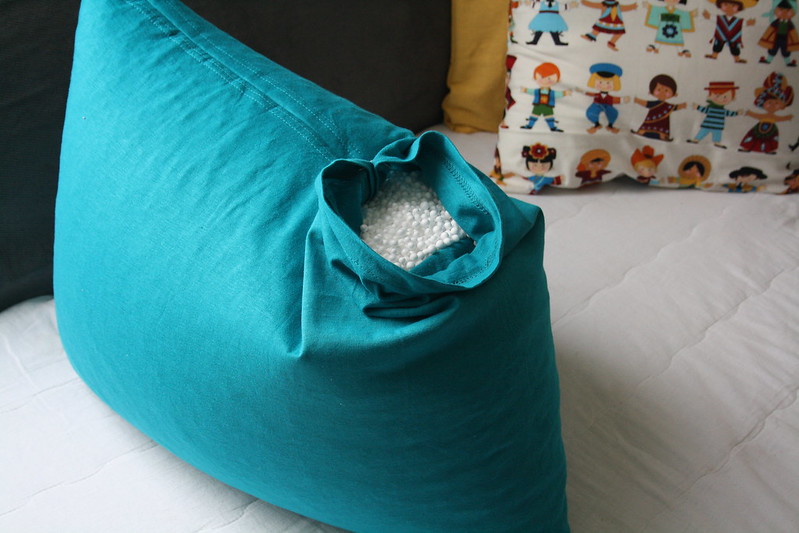 DIY bean bag pillow