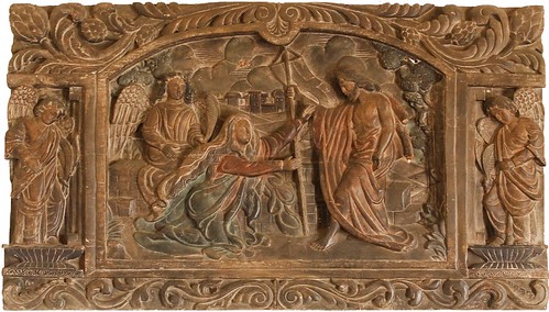 Father Burgos Museum wood carvings display