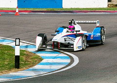 Formula E test at Donnington Park 2014