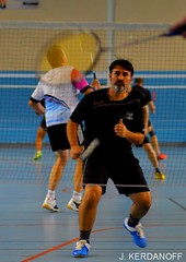 Tournoi de Badminton à Saint André de Cubzac, organisé par le SACB.