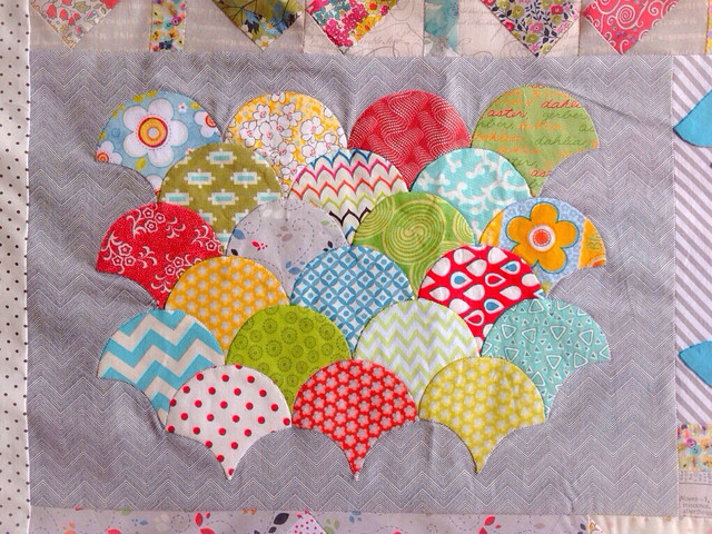 Green Tea And Sweet Beans Quilt by Marina Forgiarini (Pattern designed by Jen Kingwell)