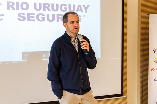 Gaston Fornasari, gerente de la agencia Córdoba de Río Uruguay Seguros.