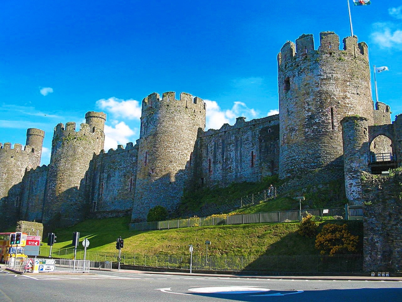 Conwy Castle. Credit dbenbenn
