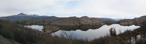 Torres del Paine: trek du W. Jour 4: un lac mirroir.