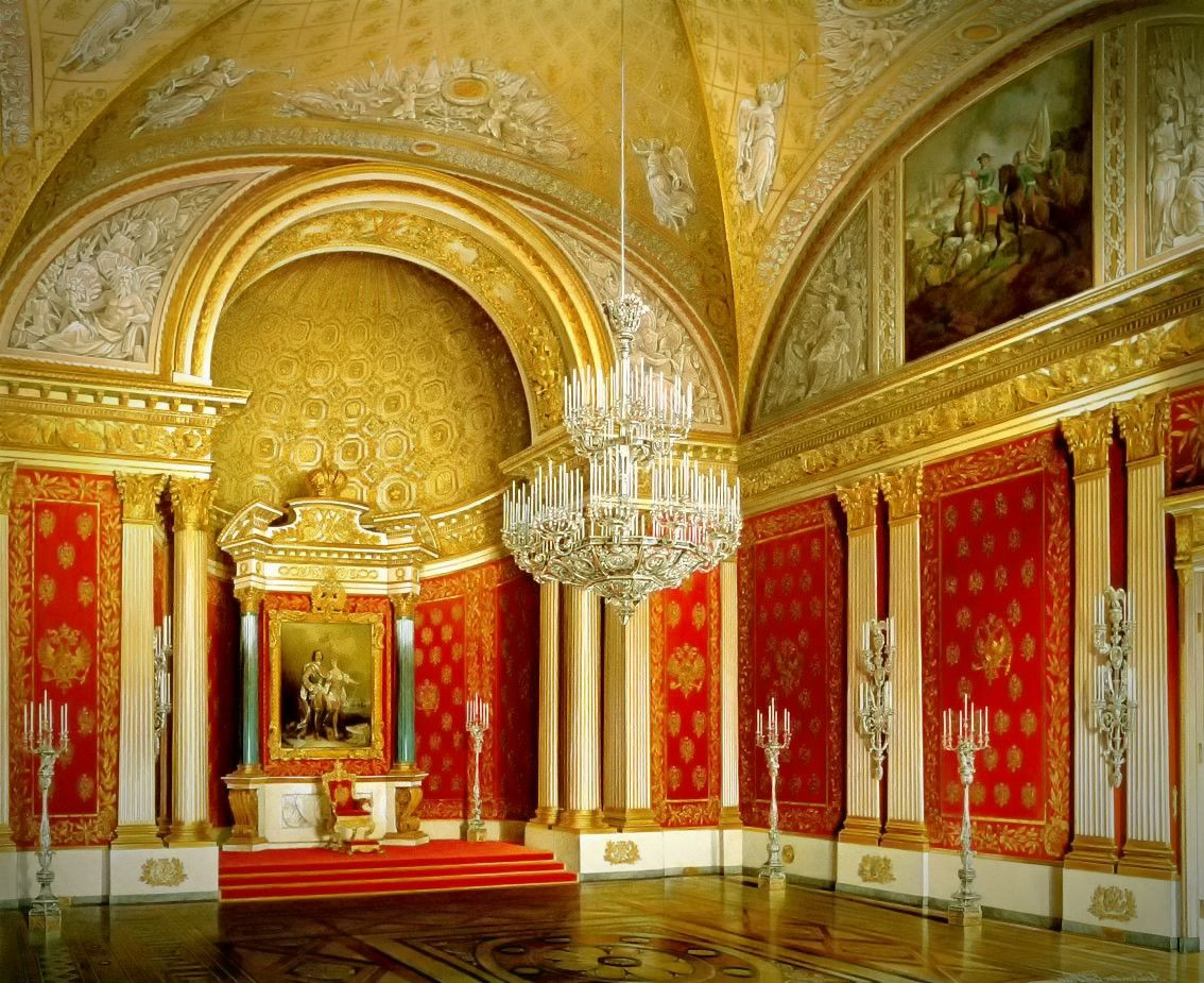 Peter the Great (Small Throne) Room, 1862