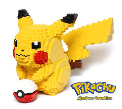 LEGO Pikachu Sculpture  (Life Size)
