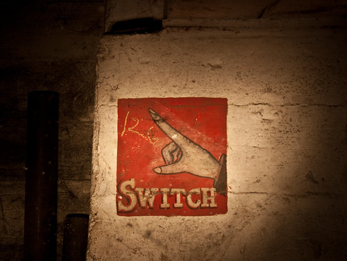 Hand Pointing at Switch