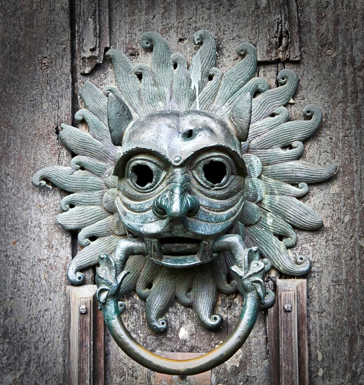 Door knocker at Durham Cathedral. Credit Michael Beckwith