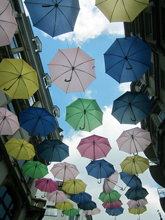 Regenschirme in Luxemburg