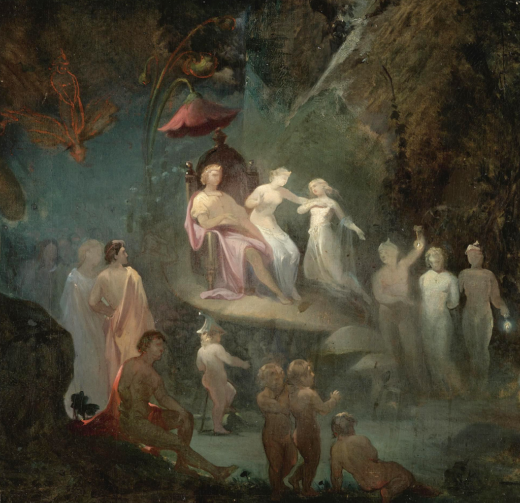 The Fairy Court by Robert Huskisson (1820 - 1861)