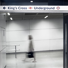 2014 10 Sept. Movement on the London Underground.
