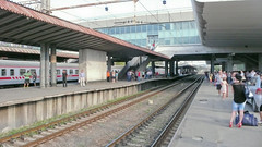 Dworzec kolejowy w Tbilisi.