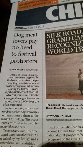 What's making headlines in China.
