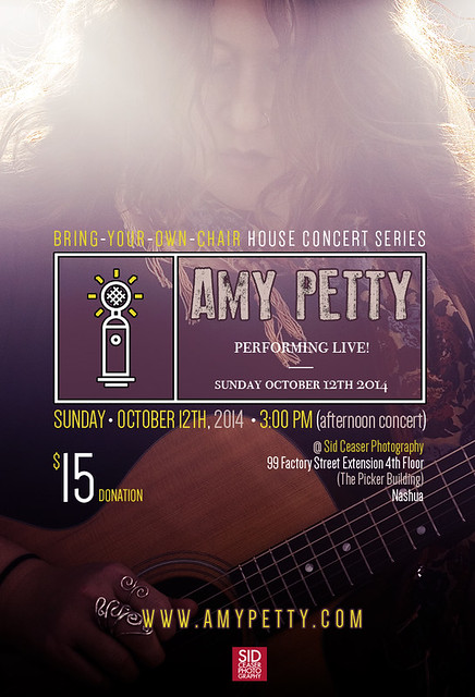 Amy Petty • Studio/House Concert • Sunday Oct 12, 2014 @ 3pm