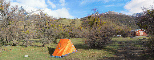 Torres del Paine: trek du W. Jour 1: camping Torres Central.
