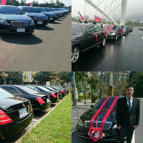 20161112結婚禮車～永和-新竹迎娶，賓士W221 S-500禮車1台，任務圓滿完成