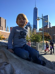 Leighton on the Rock & the Freedom Tower by Guzilla