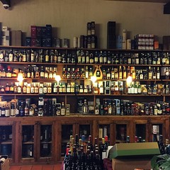Endless bottles at our local wine and scotch shop. #France